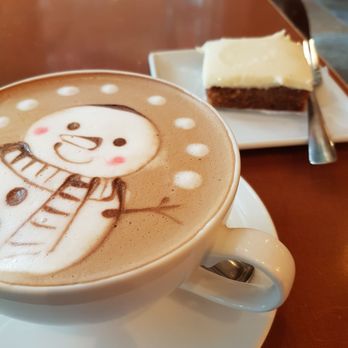Himalayan Coffee House - Mocha late and carrot cake! - Coffee & Tea Near Me - Toronto, Ontario