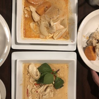 Thaicoon Restaurant - Massaman has the sweet potato and the Panang has the basil leaves. - Thai Near Me - North Palm Beach, Florida Thaicoon Restaurant - Massaman has the sweet potato and the Panang has the basil leaves. - Thai Near Me - North Palm Beach, Florida
