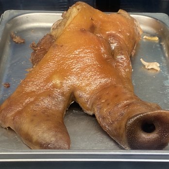 Master Chef of Marinated Meats - Pig head meat - yummy! - Food Court Near Me - Queens, New York