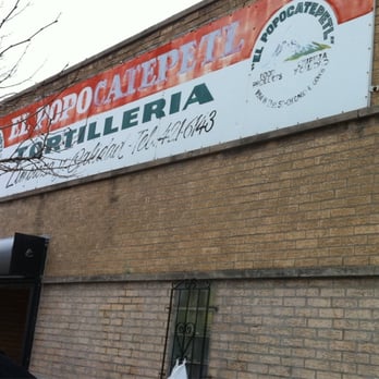El Popo Tortillas - The sign above the entrance - Mexican Near Me - Chicago, Illinois El Popo Tortillas - The sign above the entrance - Mexican Near Me - Chicago, Illinois