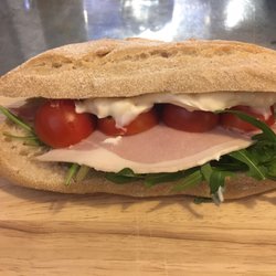 the Natural Bread Company - Ham and salad sandwich