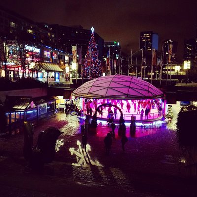 Robson Square Ice Rink by null