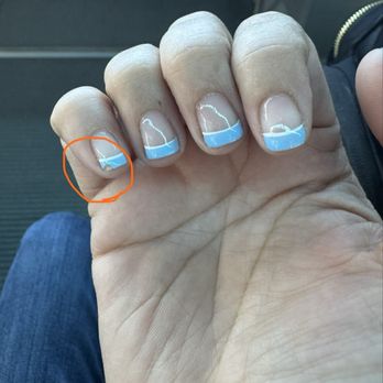 Ascend Nail Lounge - Chipped nail 1.5 hours after leaving the salon - Nail Salons Near Me - Maple Valley, Washington Ascend Nail Lounge - Chipped nail 1.5 hours after leaving the salon - Nail Salons Near Me - Maple Valley, Washington