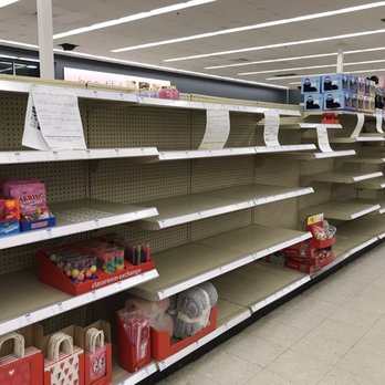 Walgreens - empty shelves in a grocery store - Drugstores Near Me - Warren, Michigan
