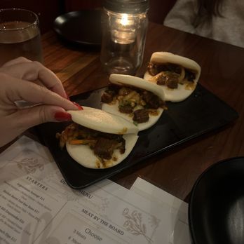 Unit B Eatery + Spirits - Brisket Burnt End Bao Buns!!! So delicious - Tapas/Small Plates Near Me - Pembroke Pines, Florida Unit B Eatery + Spirits - Brisket Burnt End Bao Buns!!! So delicious - Tapas/Small Plates Near Me - Pembroke Pines, Florida