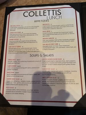 Menu photo 2 Colletti's Italian Restaurant Harlingen, TX Menu photo 2 Colletti's Italian Restaurant Harlingen, TX