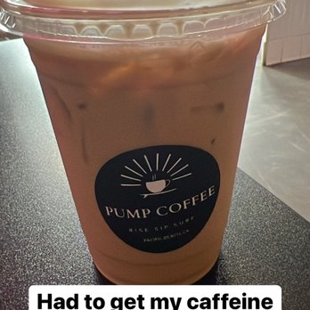 Pump Coffee - Vanilla latte - Coffee & Tea Near Me - San Diego, California