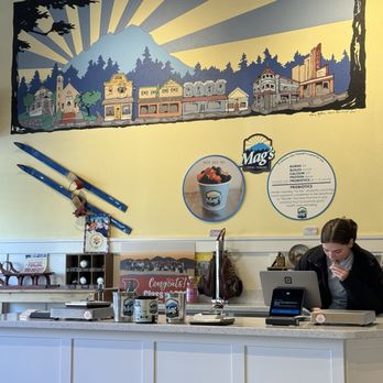 Mag's Local Yogurt - Local mural at Mag's - Ice Cream & Frozen Yogurt Near Me - Larkspur, California