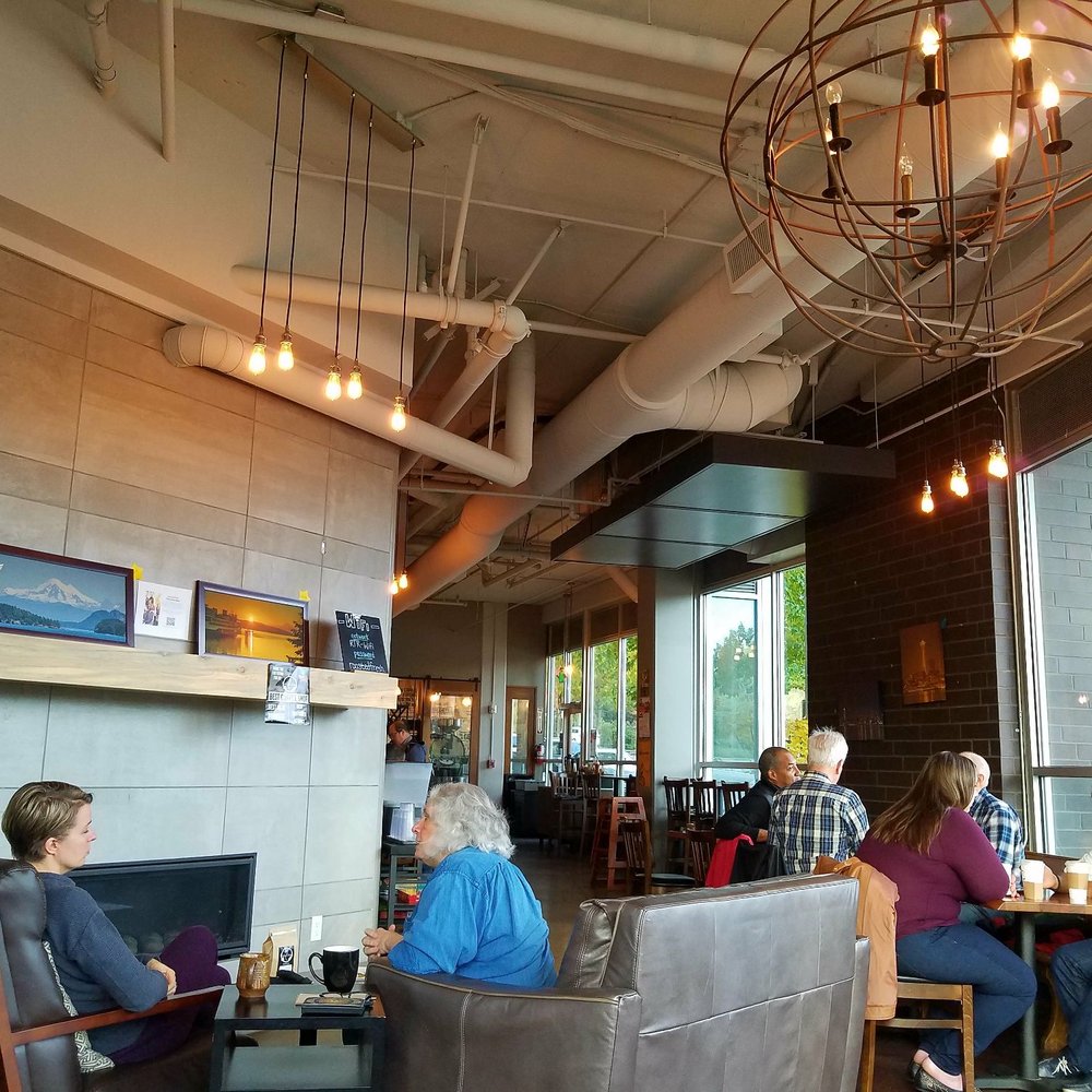 River Trail Roasters - Inside on a cold November morning - Coffee Roasteries Near Me - Redmond, Washington River Trail Roasters - Inside on a cold November morning - Coffee Roasteries Near Me - Redmond, Washington