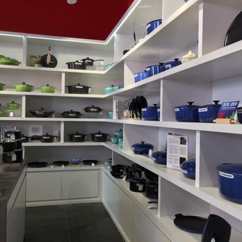 Le Creuset Outlet Store - More cast iron displays. - Tableware Near Me - San Clemente, California Le Creuset Outlet Store - More cast iron displays. - Tableware Near Me - San Clemente, California
