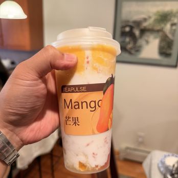 Tea Pulse - Mango dew mochi smoothie - Bubble Tea Near Me - Bayside, New York