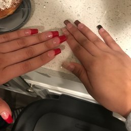 didn't curve our nails right and not right shape didn't curve our nails right and not right shape