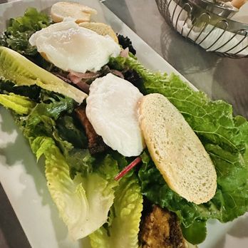 Laperaux Bistro - Salad lyonnaise. Nope don't order this. - French Near Me - Germantown, Maryland Laperaux Bistro - Salad lyonnaise. Nope don't order this. - French Near Me - Germantown, Maryland