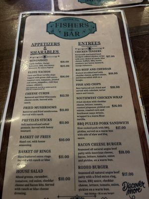 Menu photo 1 Fisher’s Bar Fraser, CO