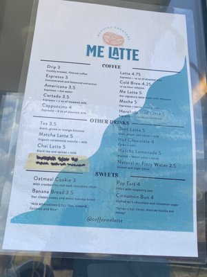 Menu photo 2 Me Latte San Antonio, TX