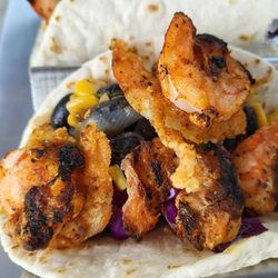 Emerald Beach Bar - Shrimp taco