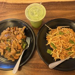 Thai Boat - 4/30/25 FYI. Pad See Ew pork & Pad Thai beef