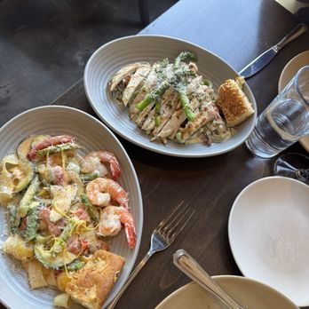 Bocca Ristorante - Primavera (shrimp) and Garganelli (chicken) - Italian Near Me - Birmingham, Alabama