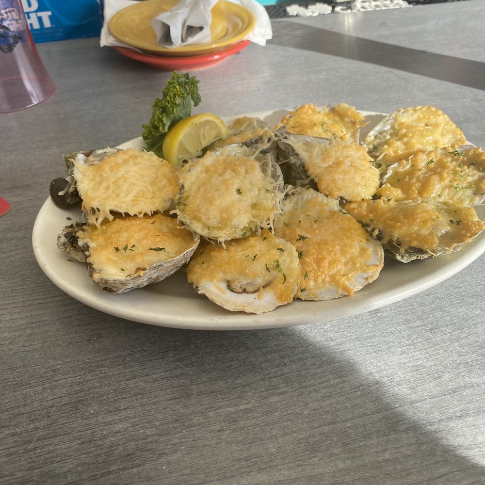 Squid Lips - Garlic parm oysters. Way too much cheese - Seafood Near Me - Cocoa Beach, Florida Squid Lips - Garlic parm oysters. Way too much cheese - Seafood Near Me - Cocoa Beach, Florida
