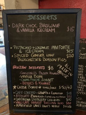 Menu photo 1 The White House Wanaka, OTA