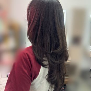 Hair Jin Studio - Long layered cut - Hair Salons Near Me - Tustin, California Hair Jin Studio - Long layered cut - Hair Salons Near Me - Tustin, California