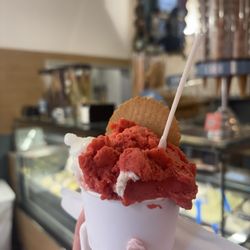 Gelateria dell'Angeletto - Strawberry, lemon and watermelon