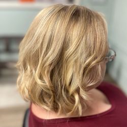NEXT Salon by Nicole - Full head foil with highlights (lighter color) and lowlights (darker color)