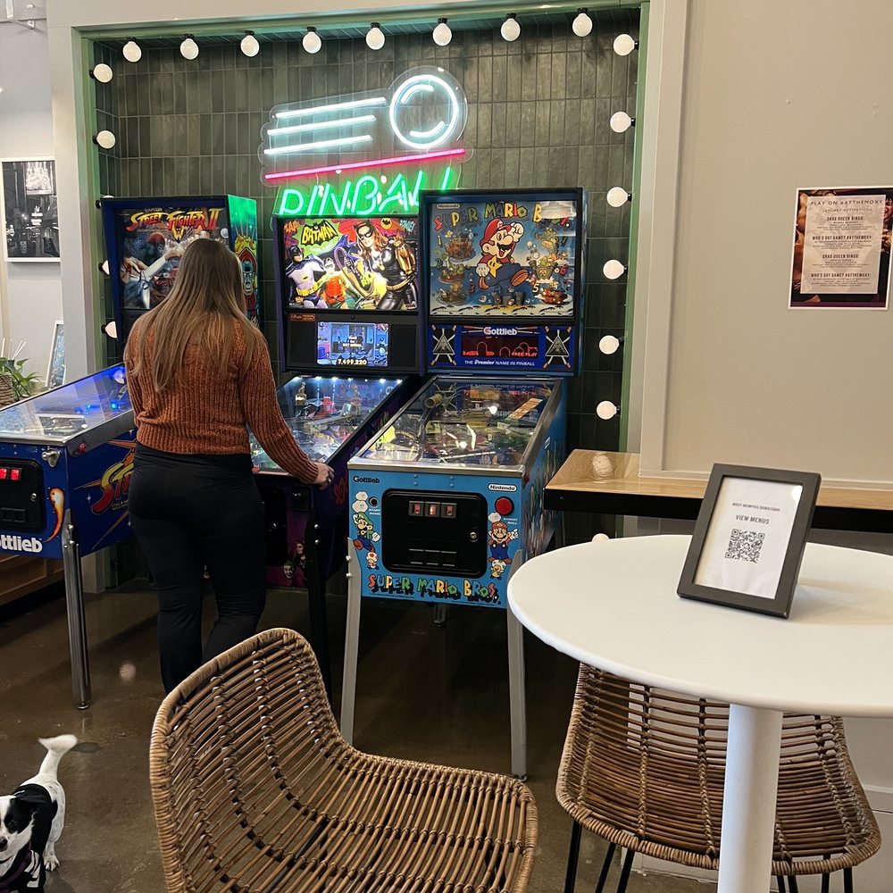 Moxy Memphis Downtown - pinball area. - Wine Bars Near Me - Memphis, Tennessee Moxy Memphis Downtown - pinball area. - Wine Bars Near Me - Memphis, Tennessee