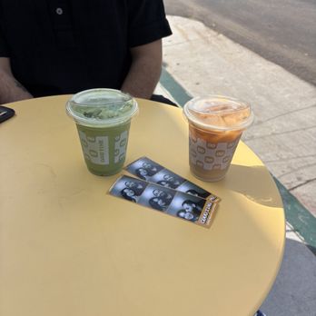 Good Time - Matcha latte, cold brew with milk - Coffee & Tea Near Me - Long Beach, California