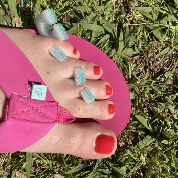 KC Nails - Pedicure after regular polish - Nail Salons Near Me - Fort Mill, South Carolina