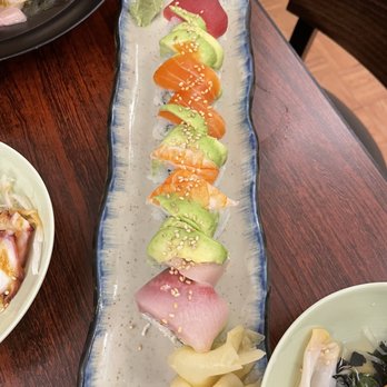 Tanuki Sushi - Rainbow Roll - Sushi Bars Near Me - Kaneohe, Hawaii Tanuki Sushi - Rainbow Roll - Sushi Bars Near Me - Kaneohe, Hawaii
