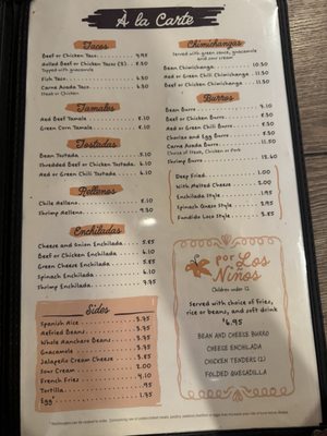 Menu photo 8 Don Ruben's Mexican Food Surprise, AZ