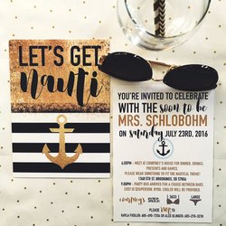 B Invited - Bachelorette Party Invites