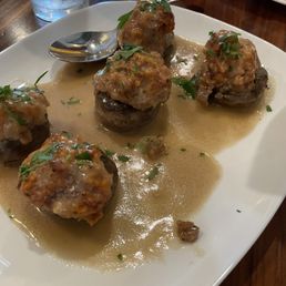 Stuffed mushrooms seasoned so well