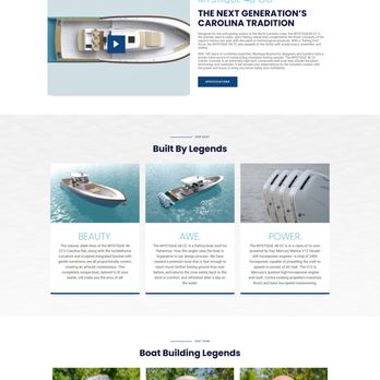 Steve The Website Guy - WordPress website design for Mystique Boatworks, a boat maker in North Carolina - Web Design Near Me - Fort Collins, Colorado