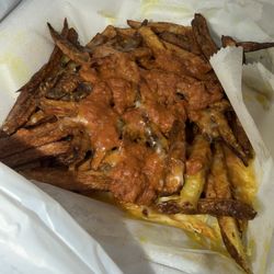 The Clubhouse NMB - The pulled pork fries that look like dog food..
