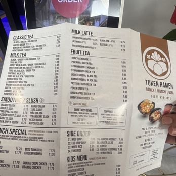 Token Ramen Altamonte - Menu - Bubble Tea Near Me - Altamonte Springs, Florida Token Ramen Altamonte - Menu - Bubble Tea Near Me - Altamonte Springs, Florida
