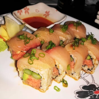 Anaba - Yellowtail Delight Roll - Japanese Near Me - Oxnard, California