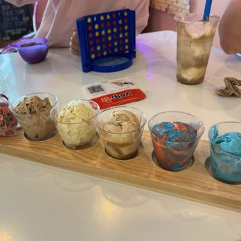 The Pink Parlor Ice Cream - Ice cream flight - Ice Cream & Frozen Yogurt Near Me - Saint Johns, Florida The Pink Parlor Ice Cream - Ice cream flight - Ice Cream & Frozen Yogurt Near Me - Saint Johns, Florida