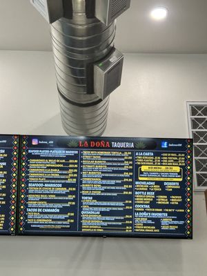 Menu photo 2 La Doña Taqueria Stockton, CA Menu photo 2 La Doña Taqueria Stockton, CA