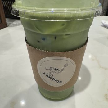 Elite Experience: Lowboys Cafe - Lenox Hill - Iced pandan matcha latte - Yelp Events Near Me - New York, New York