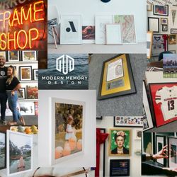 Modern Memory Design Picture Frames - Picture frame shop custom framing canvas poster art nj