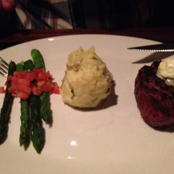 J. Gilbert's Wood-Fired Steaks & Seafood - 6 oz filet with Yukon potatoes - Steakhouses Near Me - Overland Park, Kansas J. Gilbert's Wood-Fired Steaks & Seafood - 6 oz filet with Yukon potatoes - Steakhouses Near Me - Overland Park, Kansas