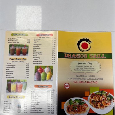 Menu photo 5 Dragon Grill Chino, CA Menu photo 5 Dragon Grill Chino, CA
