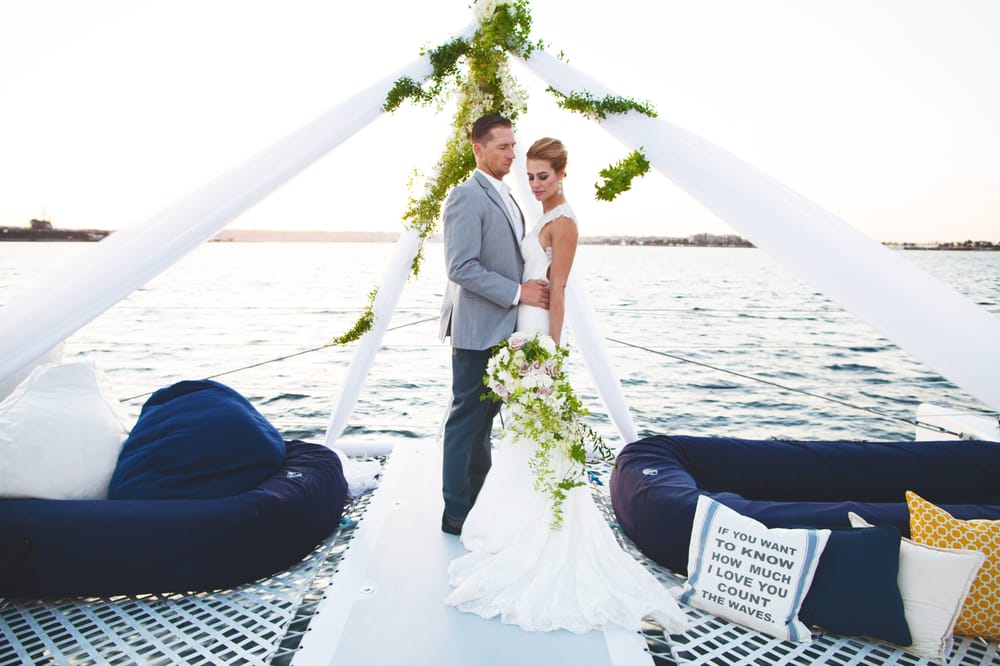 The Adventuress Luxury Catamaran - wedding in San Diego, CA