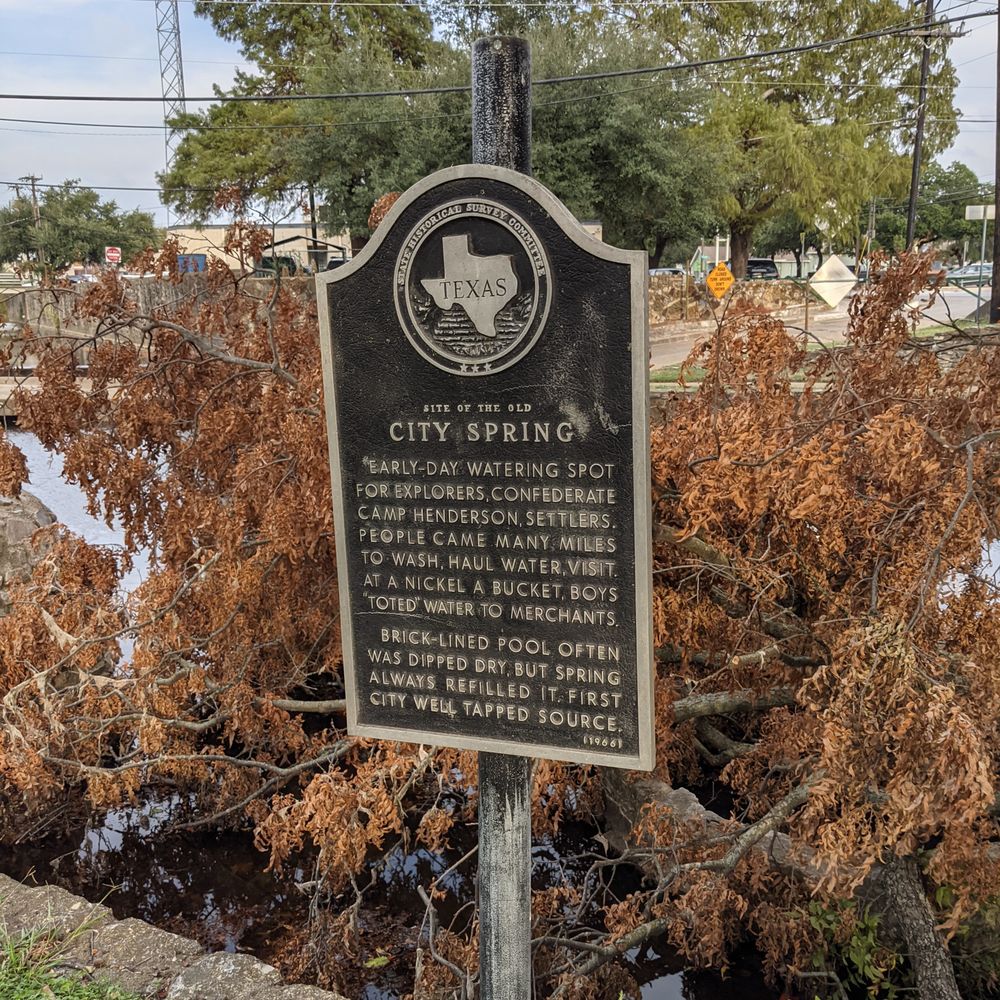 City Spring Historical Marker - City Spring Historical Marker, Cleburne - Landmarks & Historical Buildings Near Me - Cleburne, Texas