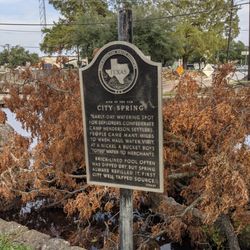 City Spring Historical Marker - City Spring Historical Marker, Cleburne