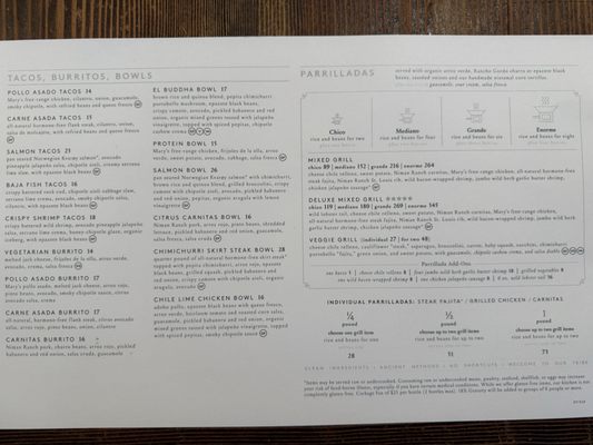 Menu photo 1 LUNA Mexican Kitchen San Jose, CA Menu photo 1 LUNA Mexican Kitchen San Jose, CA