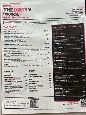 Menu photo 1 Dirty V Plant Based Noshery Raleigh, NC Menu photo 1 Dirty V Plant Based Noshery Raleigh, NC