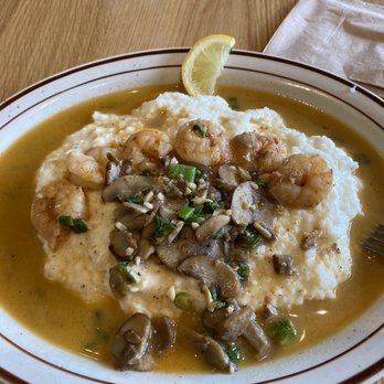 Pine State Biscuits - Reno - Shrimp and grits, sauce was super salty, have to mix it in really well, even then it's salty. - Breakfast & Brunch Near Me - Reno, Nevada Pine State Biscuits - Reno - Shrimp and grits, sauce was super salty, have to mix it in really well, even then it's salty. - Breakfast & Brunch Near Me - Reno, Nevada